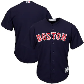 mens navy boston red sox big and tall replica team jersey_p